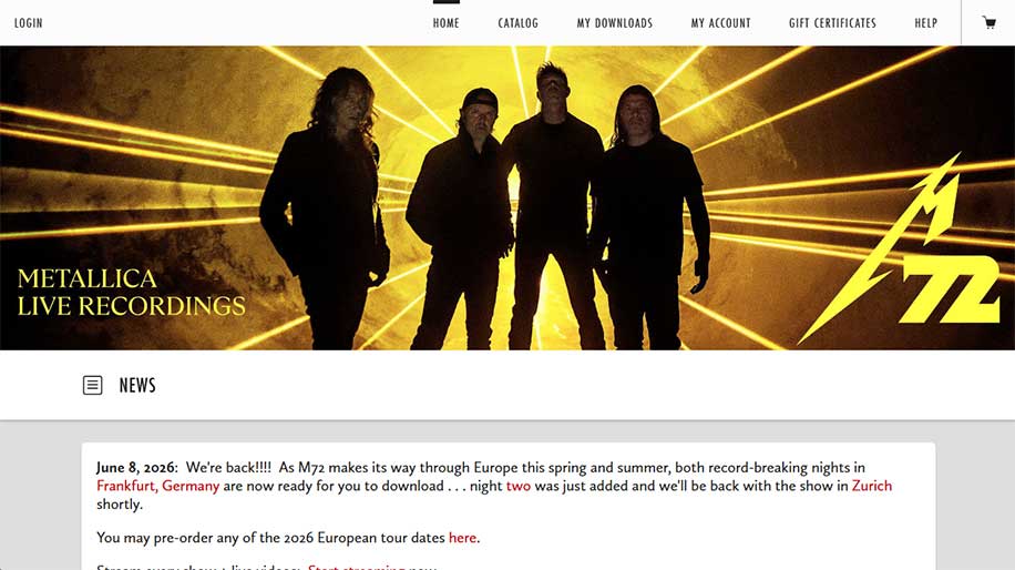 LiveMetallica platform case study