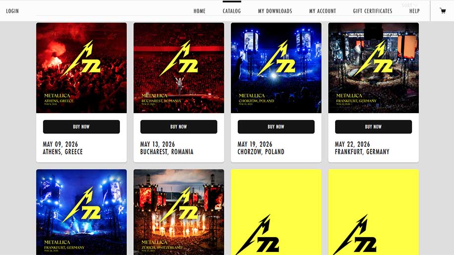 LiveMetallica platform case study